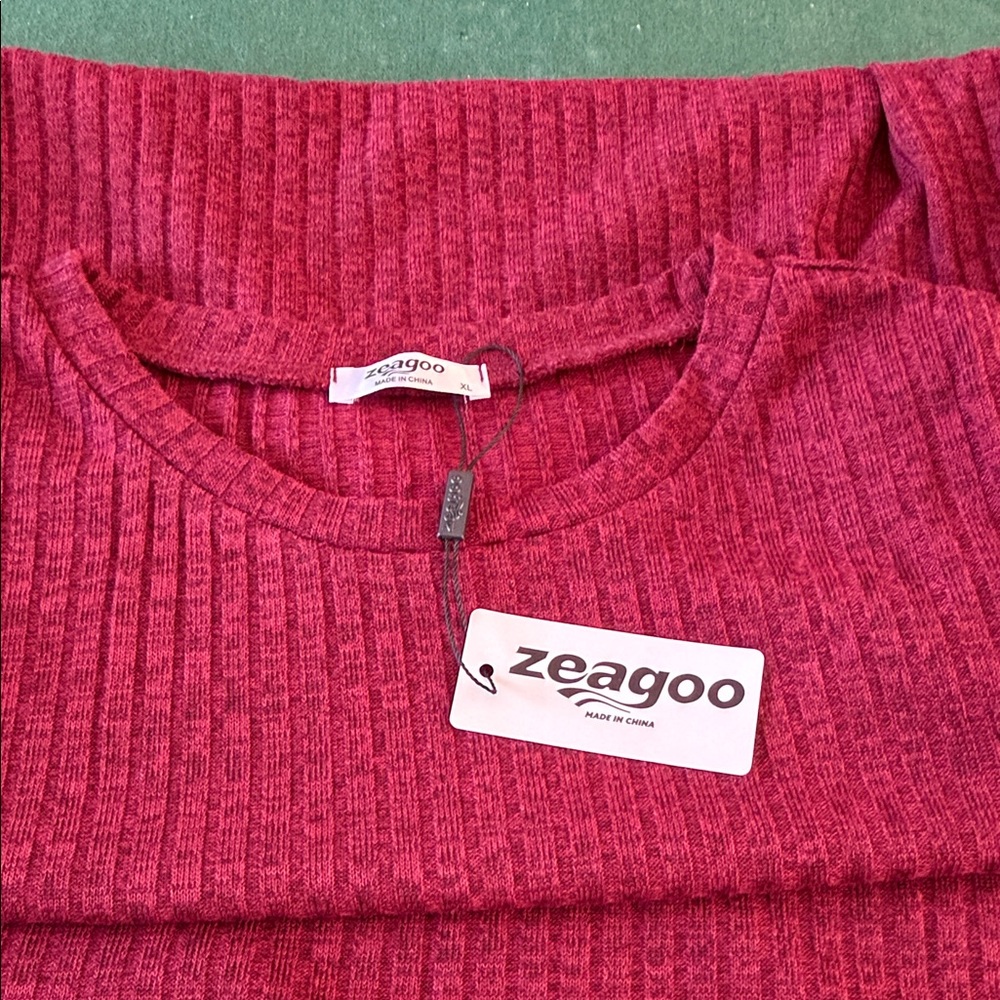 Zeagoo Women's Burgundy Maxi Dress. CAJA. # 1. C - Picture 8 of 10